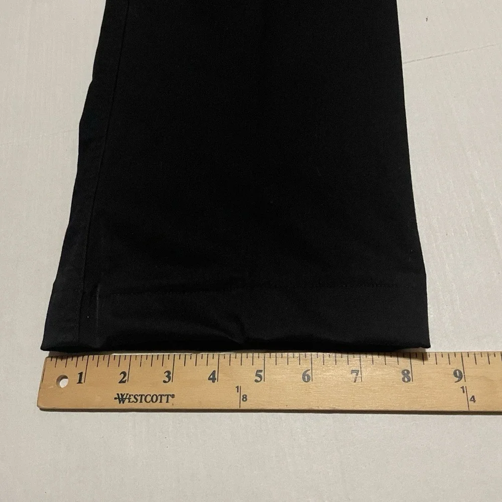 Abacus Count On It Hillside Chino Pants NWT Mens Size 36 X 29 Black Straight Leg